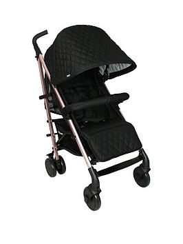 my-babiie-billie-faiers-mb51-rose-gold-black-quilted-stroller
