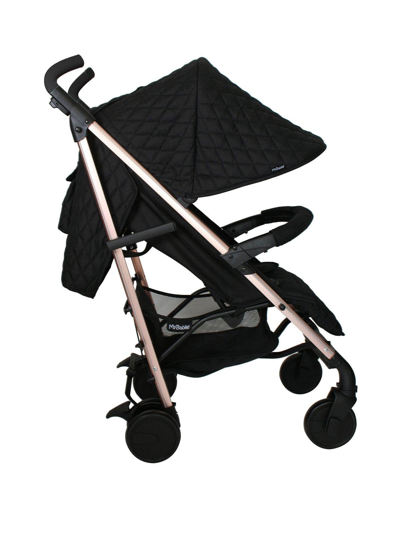 Image 3 of 6 of My Babiie MB51 Plus Stroller - Quilted Black