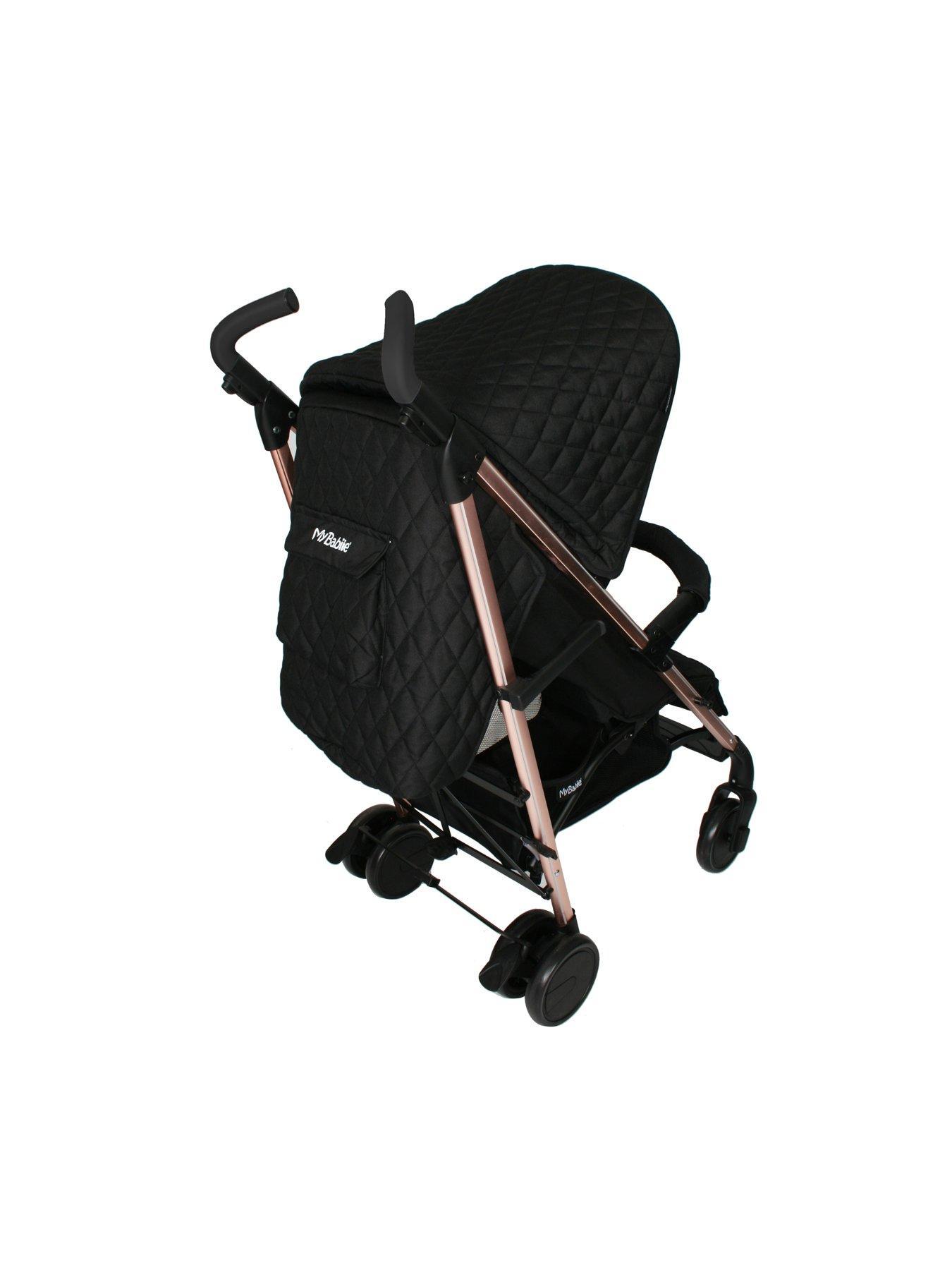 Image 4 of 6 of My Babiie MB51 Plus Stroller - Quilted Black
