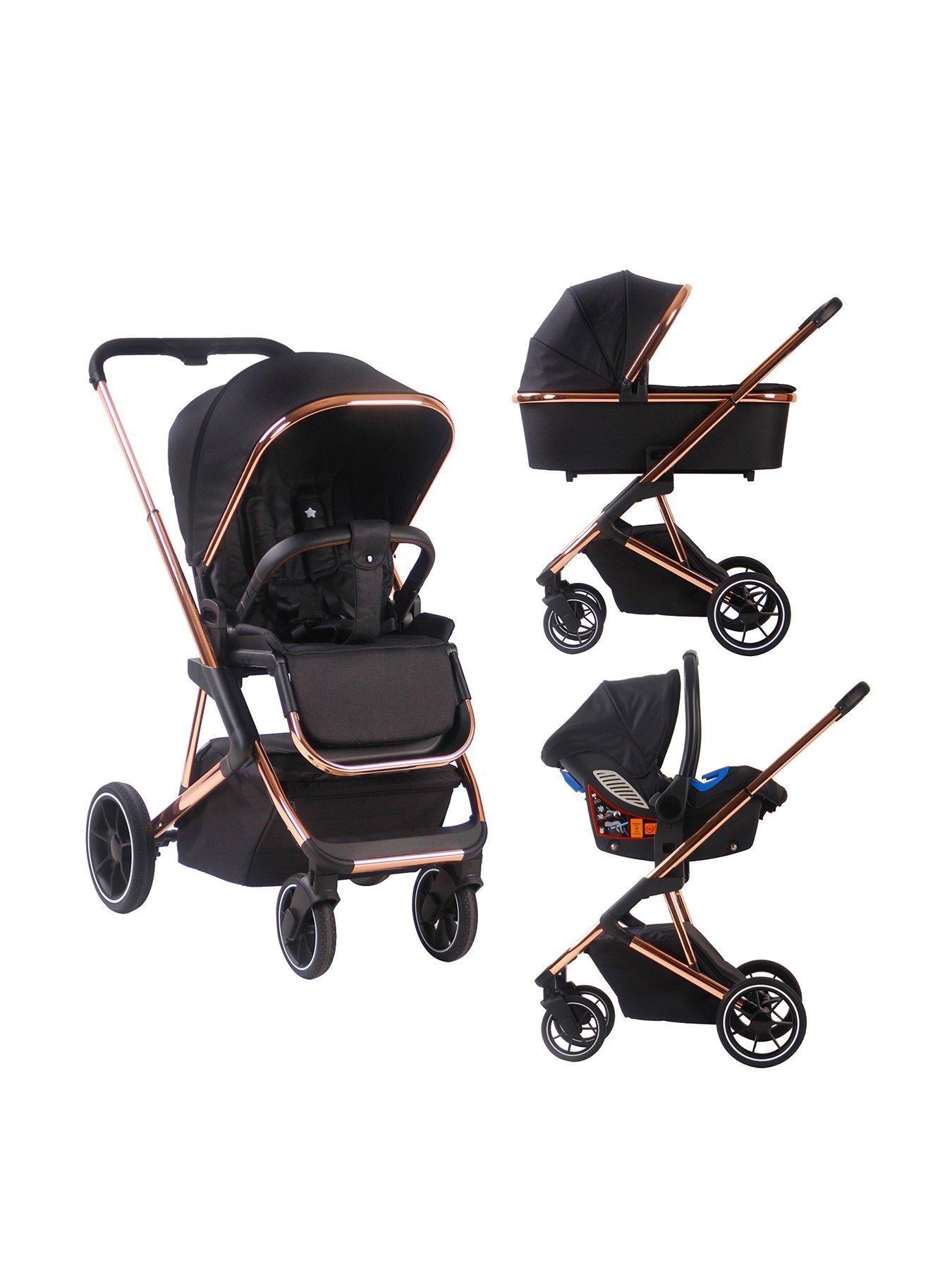 travel system with adjustable handle height