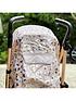  image of my-babiie-believe-mb51-rose-gold-and-blush-leopard-stroller