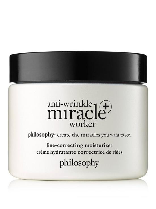 front image of philosophy-anti-wrinkle-miracle-worker-line-correcting-moisturizer-60ml