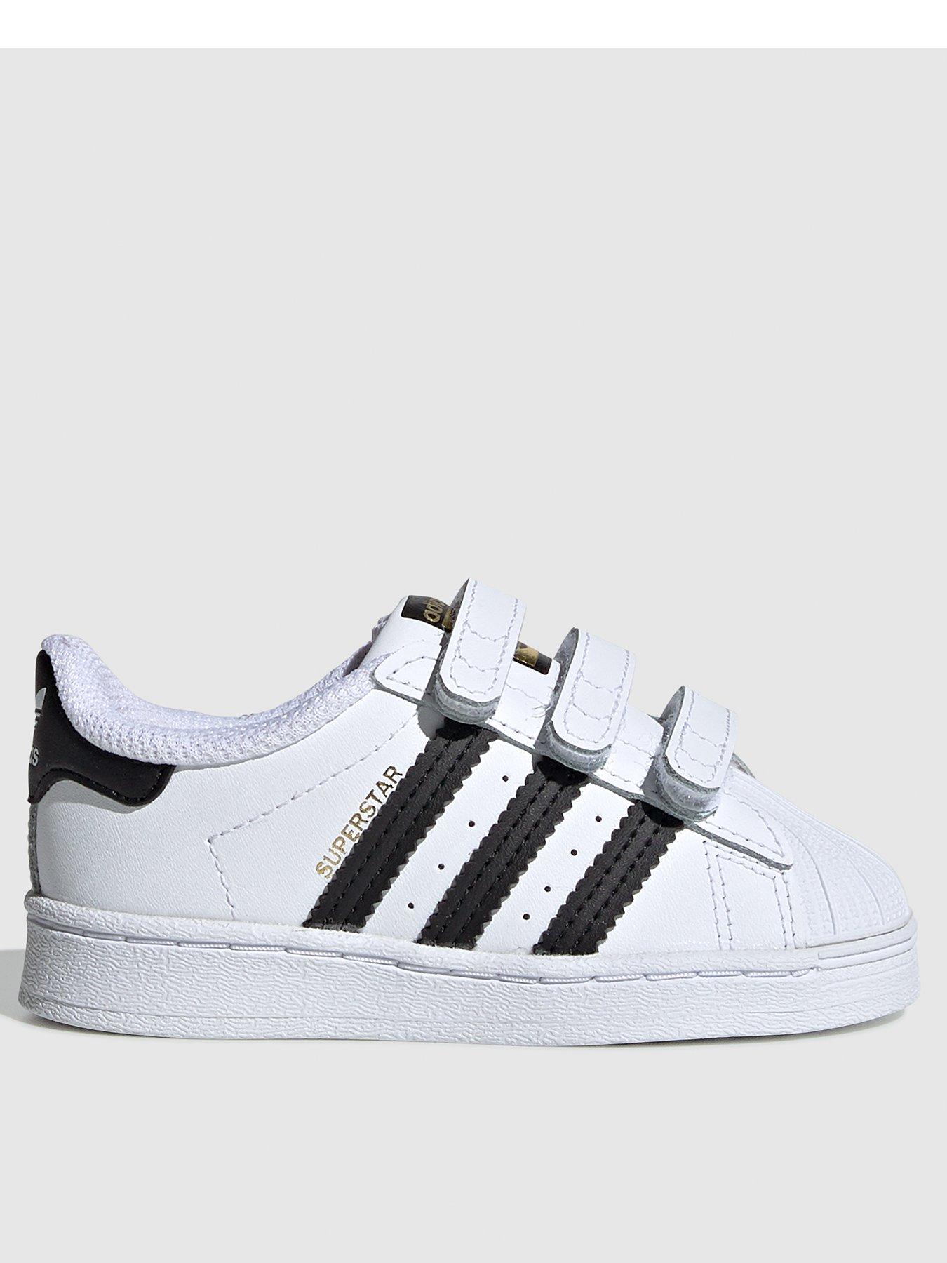 adidas Originals Unisex Infant Superstar Trainers White Black
