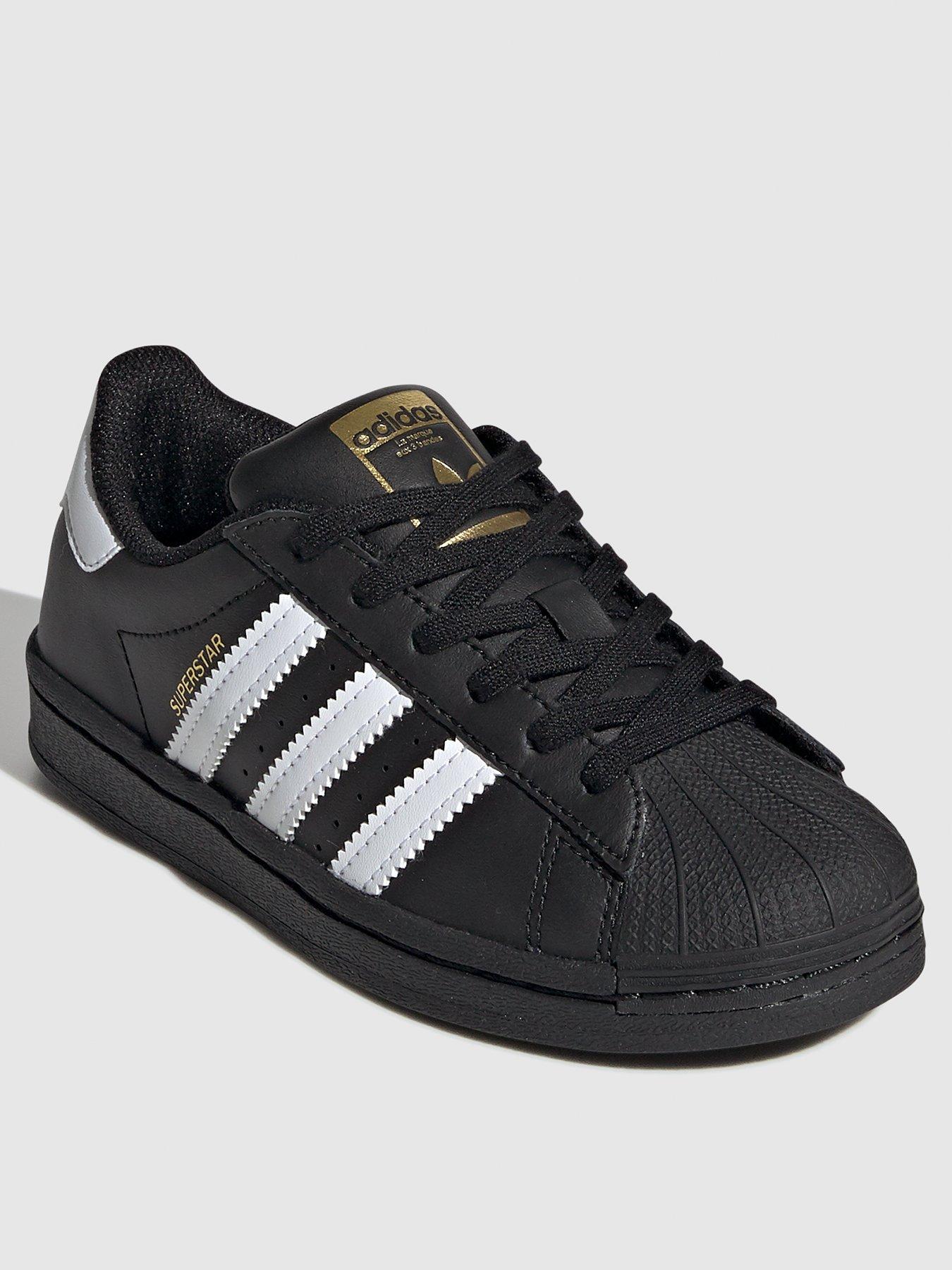 Adidas superstar black and white clearance price