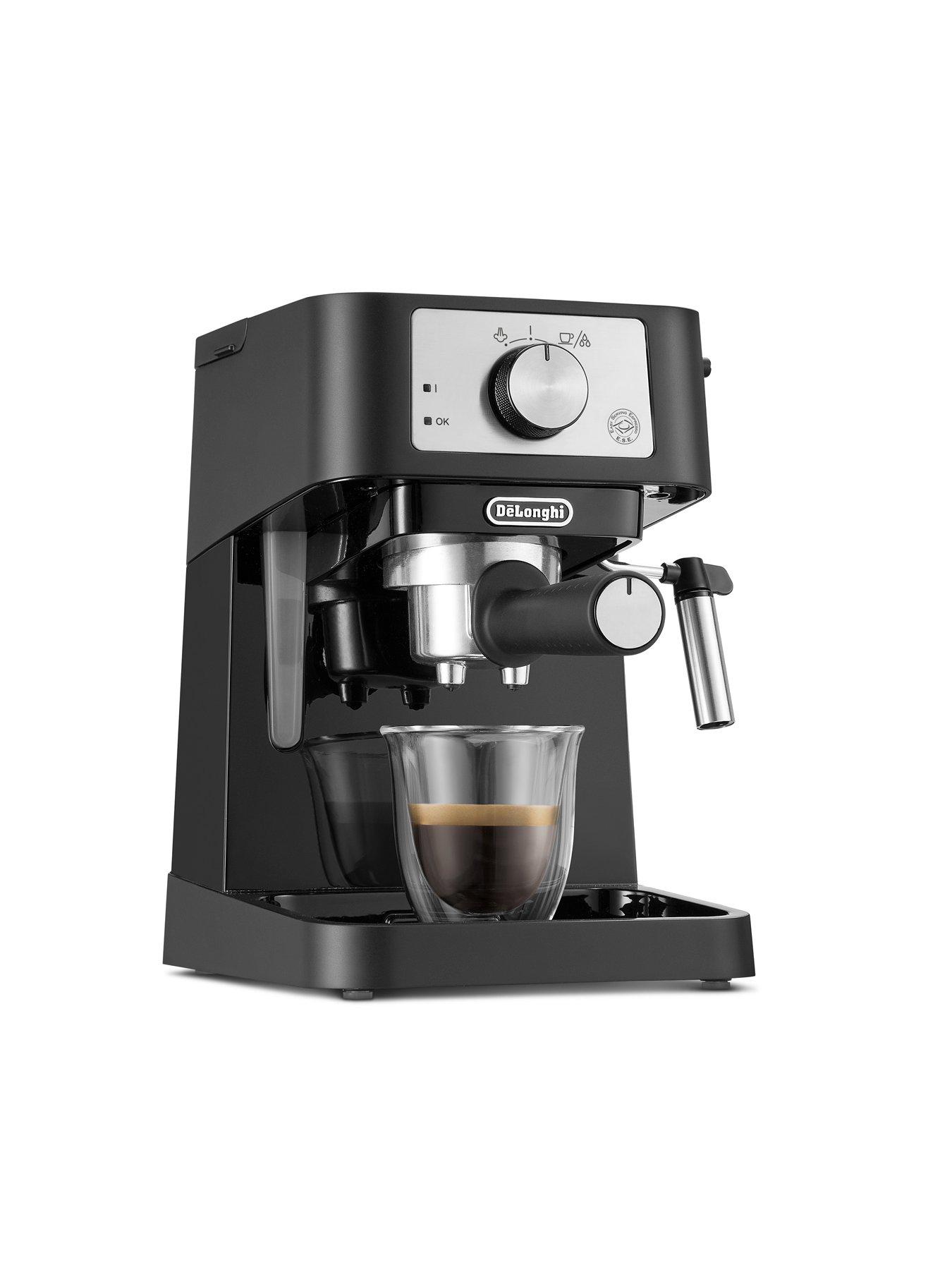 stillFront image of delonghi-stilosa-barista-espresso-machine-amp-cappuccino-maker-ec260bk