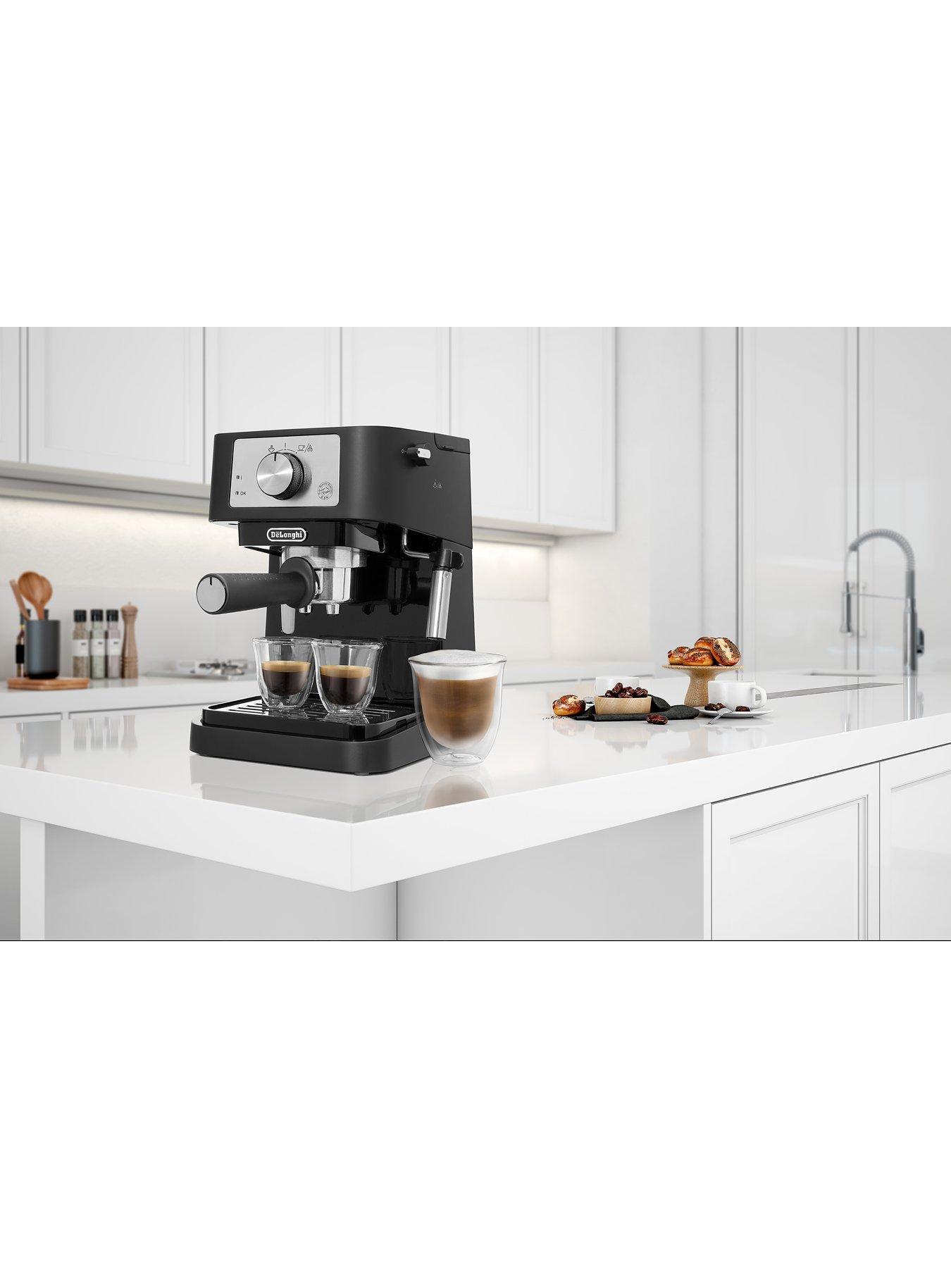  image of delonghi-stilosa-barista-espresso-machine-amp-cappuccino-maker-ec260bk
