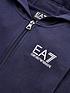  image of ea7-emporio-armani-boys-classic-zip-through-hoodie-navy