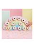  image of ginger-ray-rainbow-donut-wall-birthday-cake-alternative