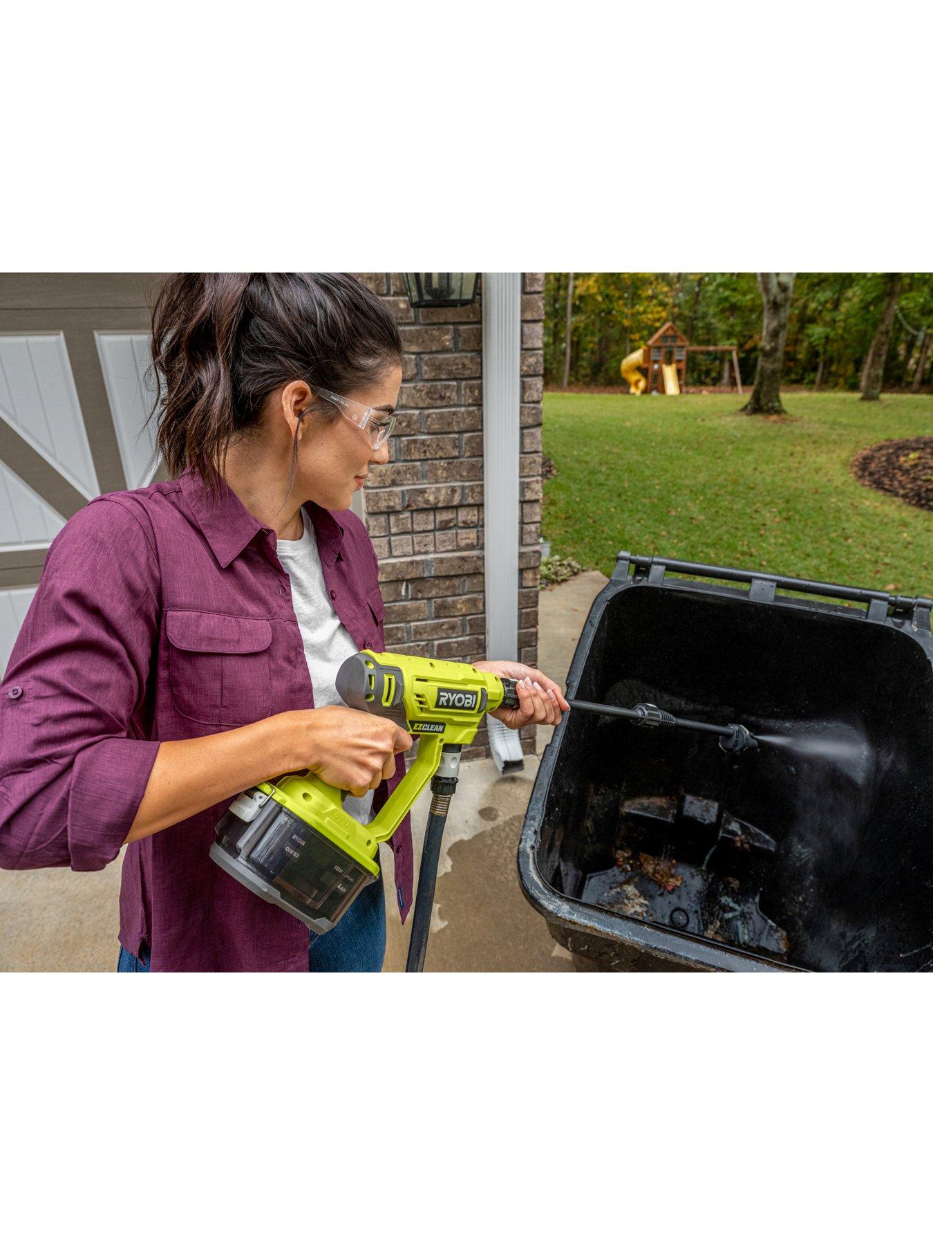  image of ryobi-ry18pw22a-0-18v-one-22-bar-cordless-power-washer-battery-charger-not-included