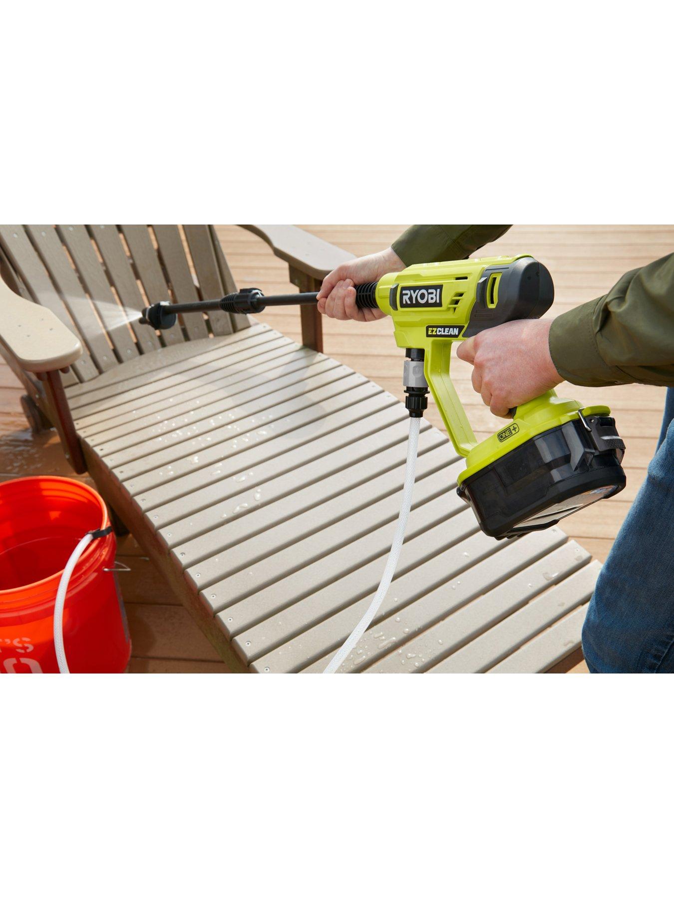  image of ryobi-ry18pw22a-0-18v-one-22-bar-cordless-power-washer-battery-charger-not-included