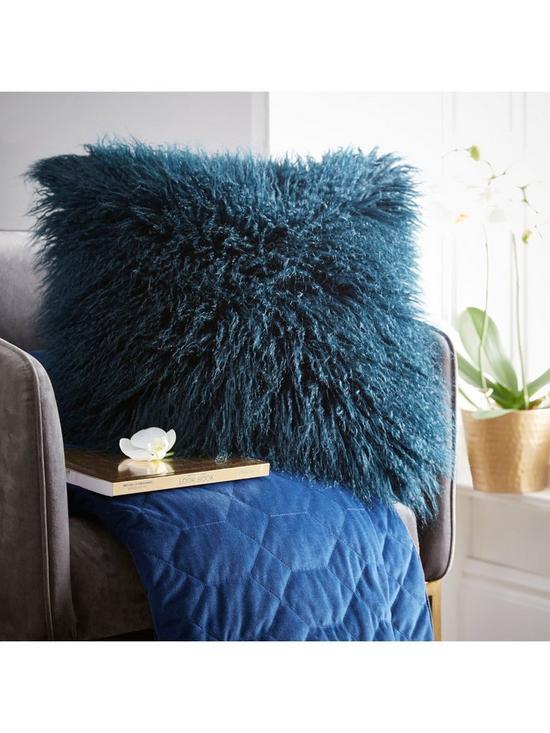 stillFront image of tess-daly-faux-mongolian-midnight-cushion