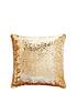  image of tess-daly-sequin-gold-cushion