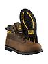  image of cat-holton-safety-boots-brown