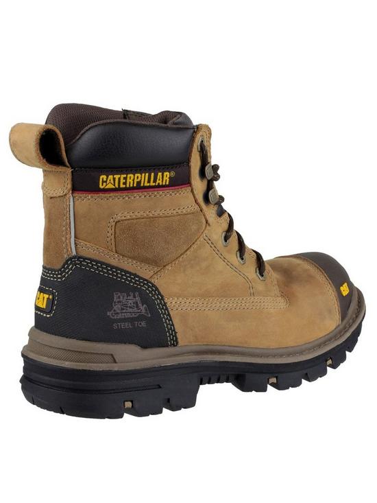 stillFront image of cat-gravel-6-inch-safety-boots-beige