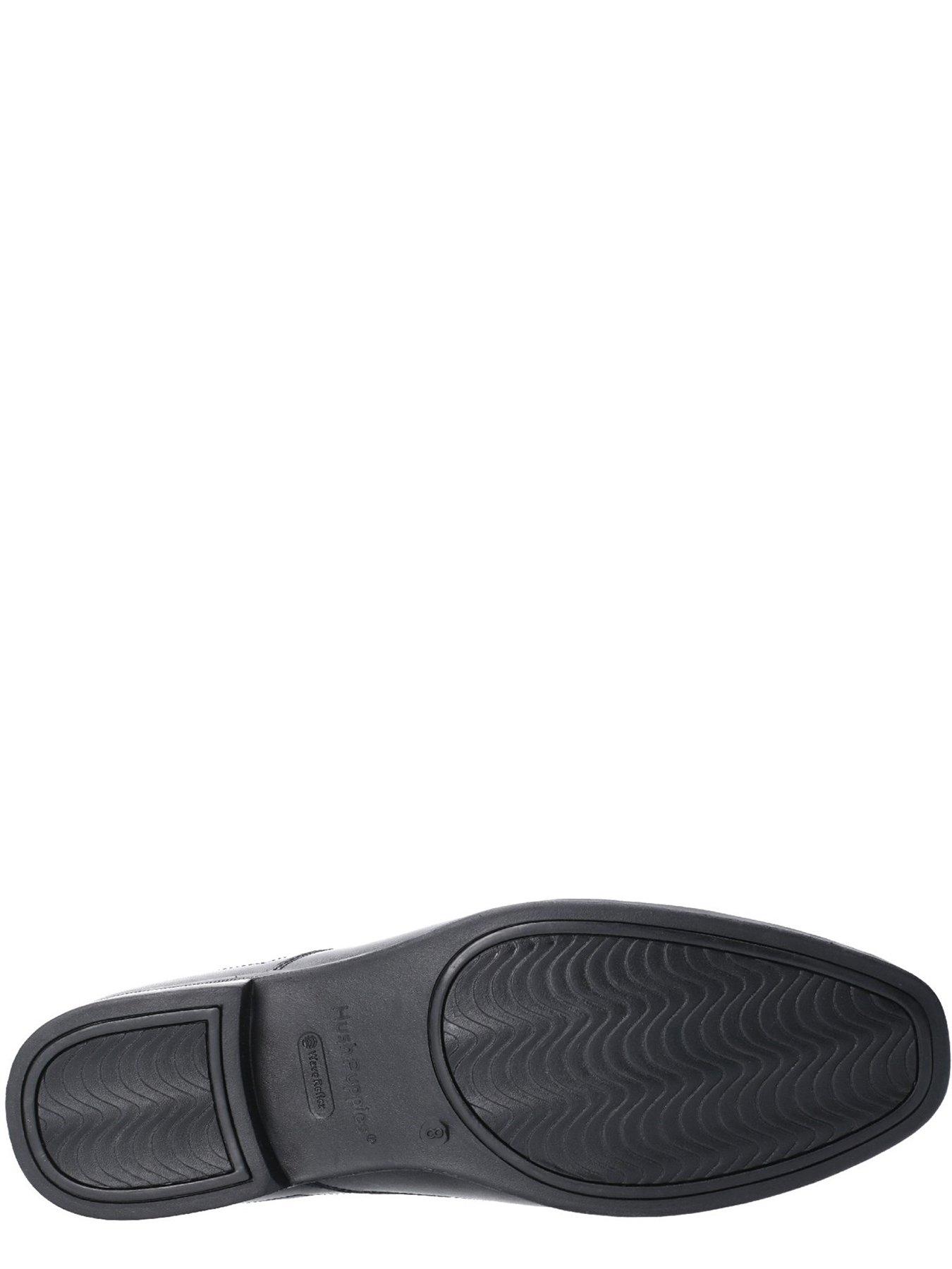 Image 4 of 4 of Hush Puppies Billy Slip On Leather Shoes - Black