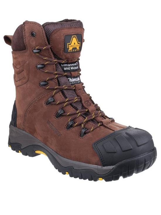 front image of amblers-safety-safety-as995-boots-brown
