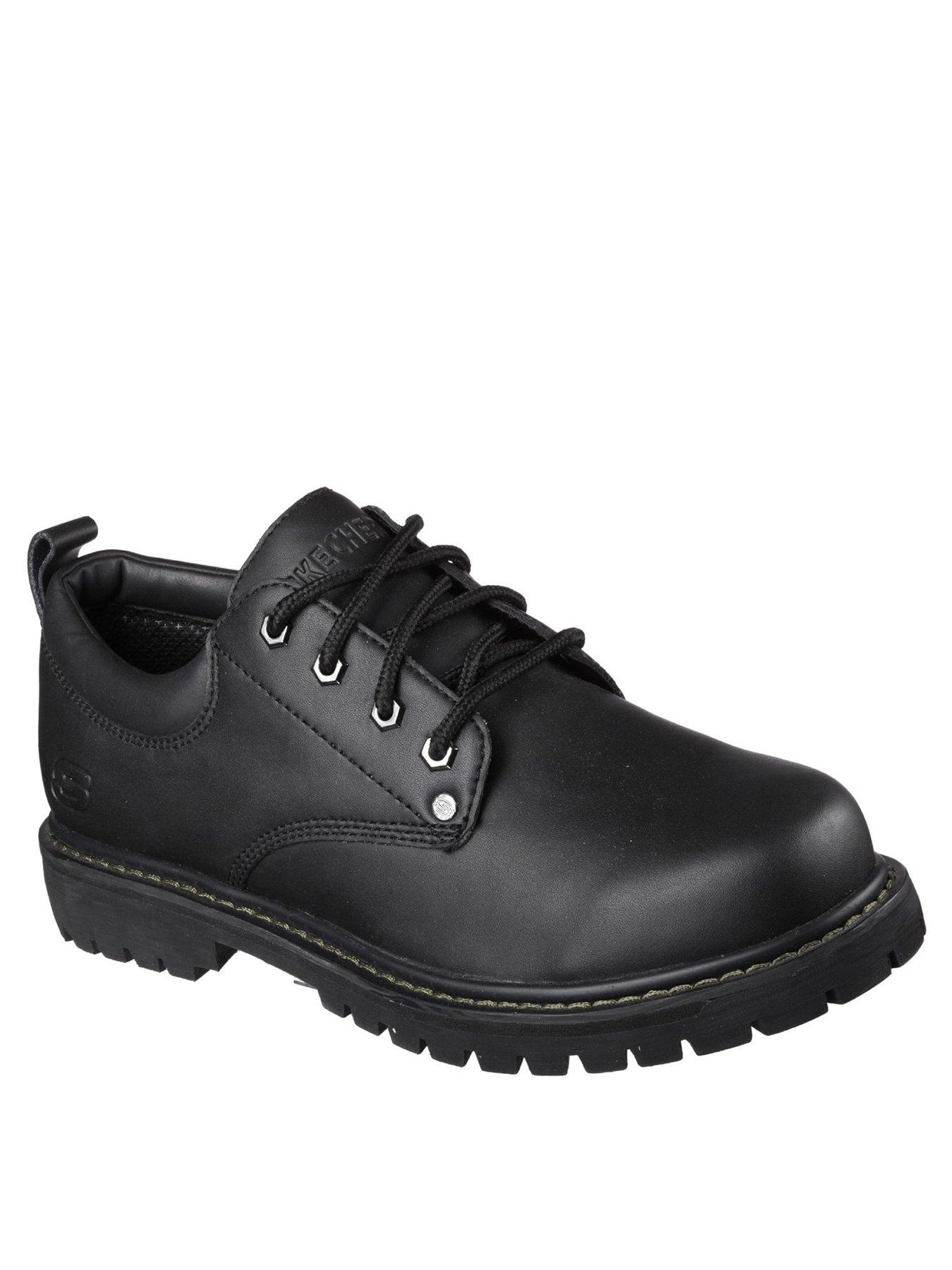 Image 1 of 5 of Skechers Tom Cats Utility Leather Shoes - Black