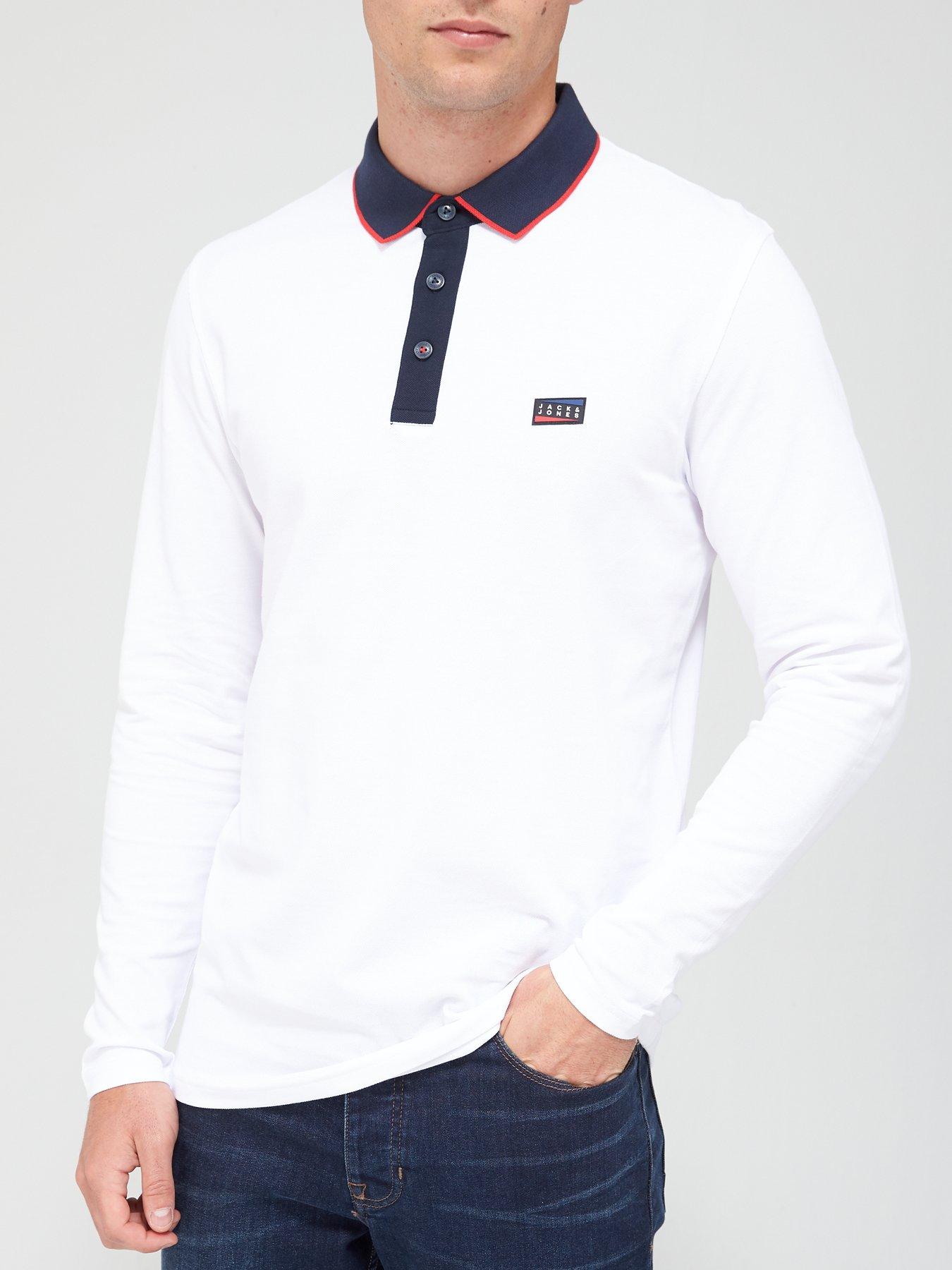 jack and jones long sleeve polo shirts