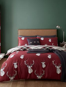 catherine-lansfield-munro-stag-duvet-cover-set