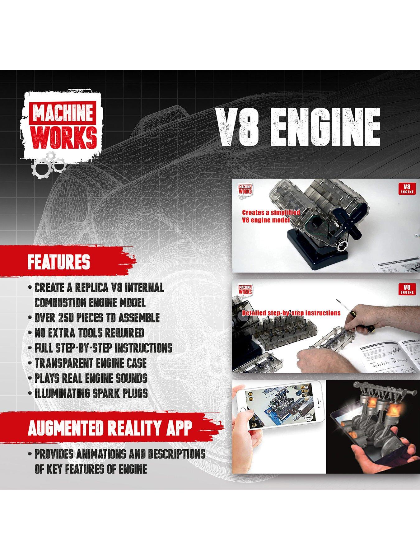  image of machine-works-haynes-v8-engine