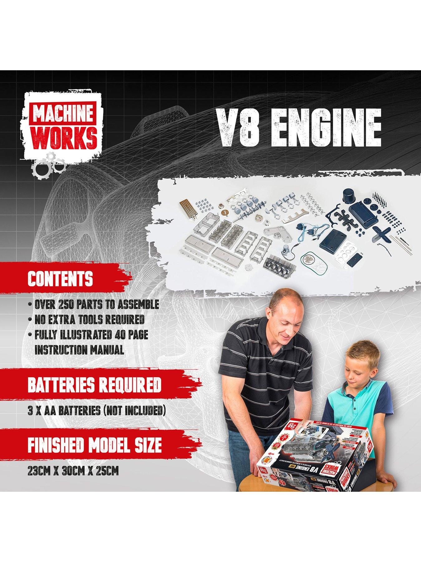  image of machine-works-haynes-v8-engine