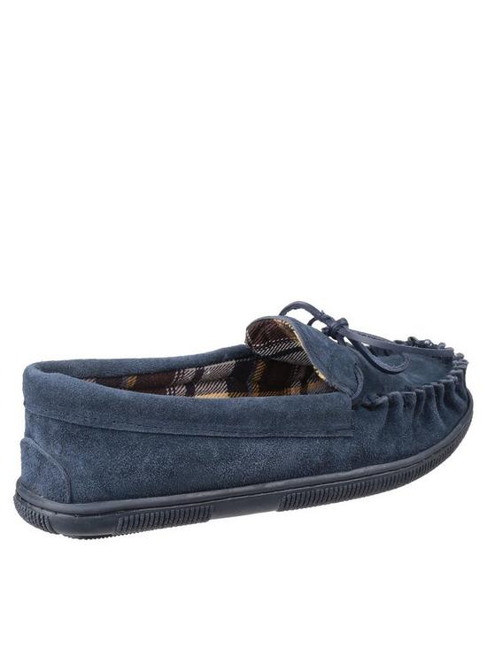 stillFront image of cotswold-alebeta-lined-slippers-navy