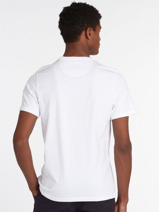 stillFront image of barbour-sports-t-shirt-white