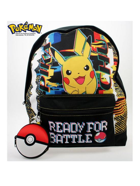 front image of pokemon-ready-for-battle-backpack