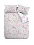  image of catherine-lansfield-floral-trail-duvet-cover-set-grey