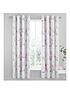  image of catherine-lansfield-floral-trail-eyelet-linednbspcurtains-exclusive-to-us