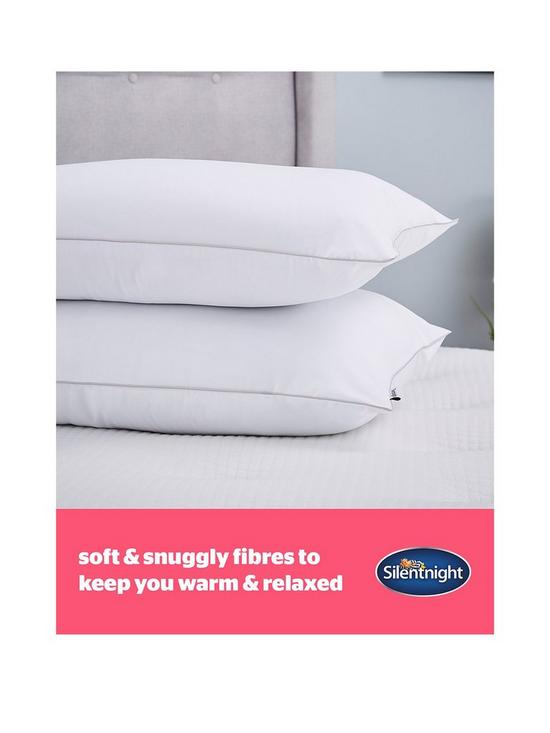 stillFront image of silentnight-so-full-pillow-pack-nbspset-of-2-with-2-extra-completely-free-white