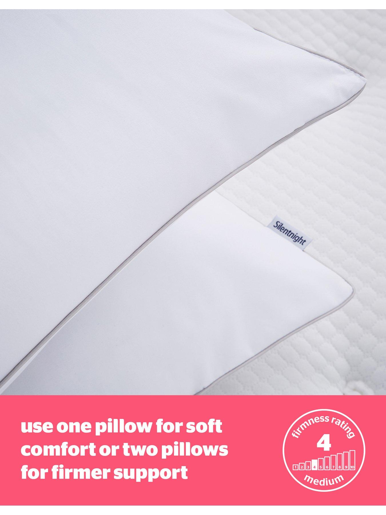 Image 3 of 7 of Silentnight So Full Pillow Pack &nbsp;Set of 2 with 2 extra completely FREE! - White
