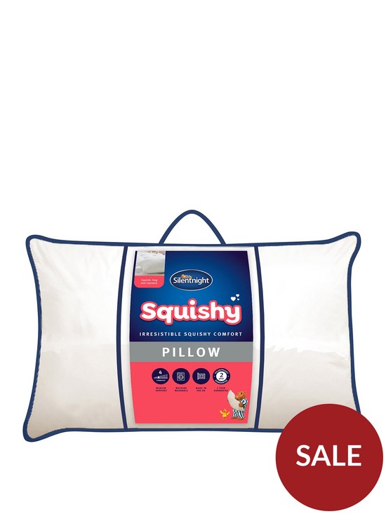 front image of silentnight-squishy-pillow