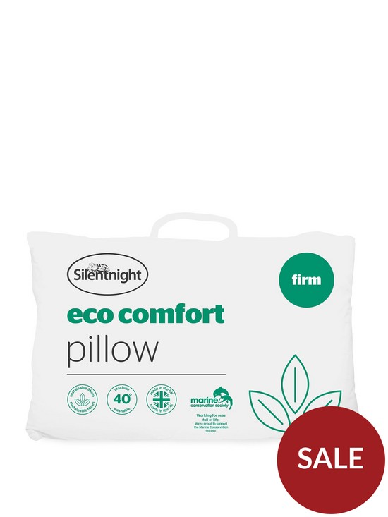 front image of silentnight-eco-comfort-pillow-firm