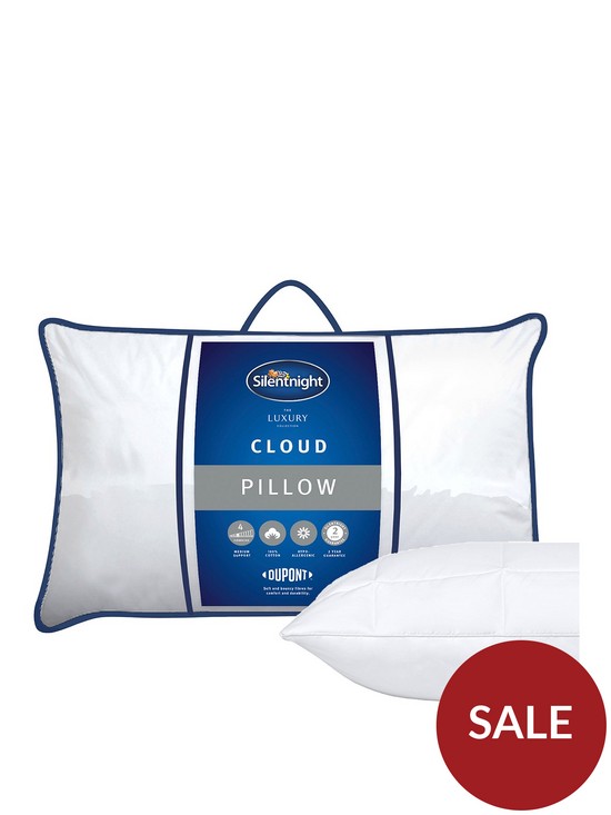 front image of silentnight-luxury-cloud-pillow-ndash-medium-support