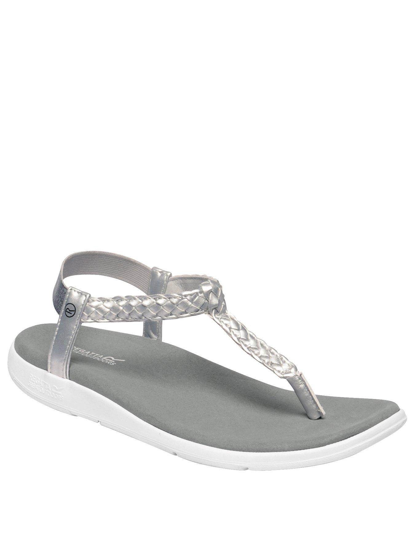 littlewoods silver sandals