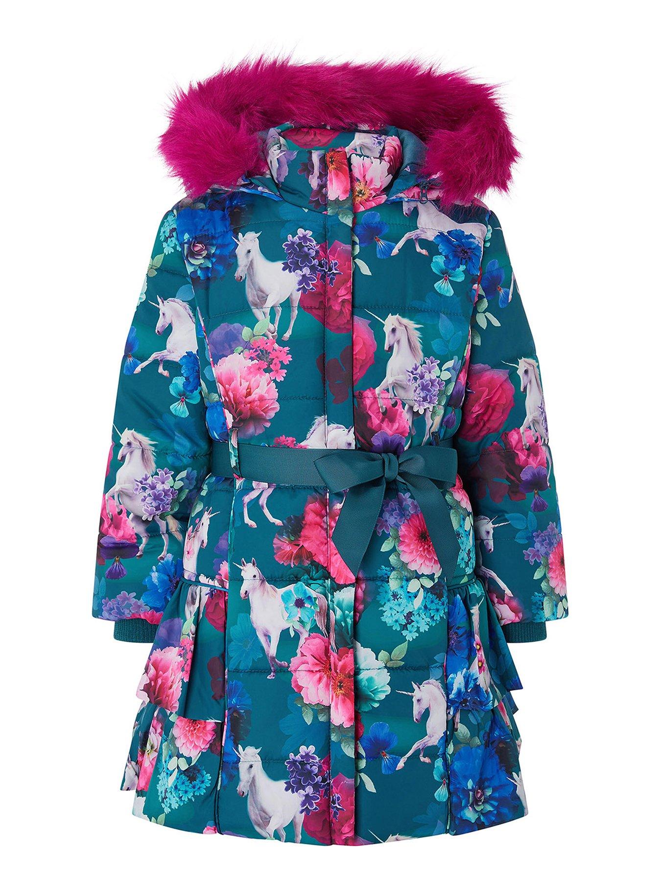 unicorn padded coat