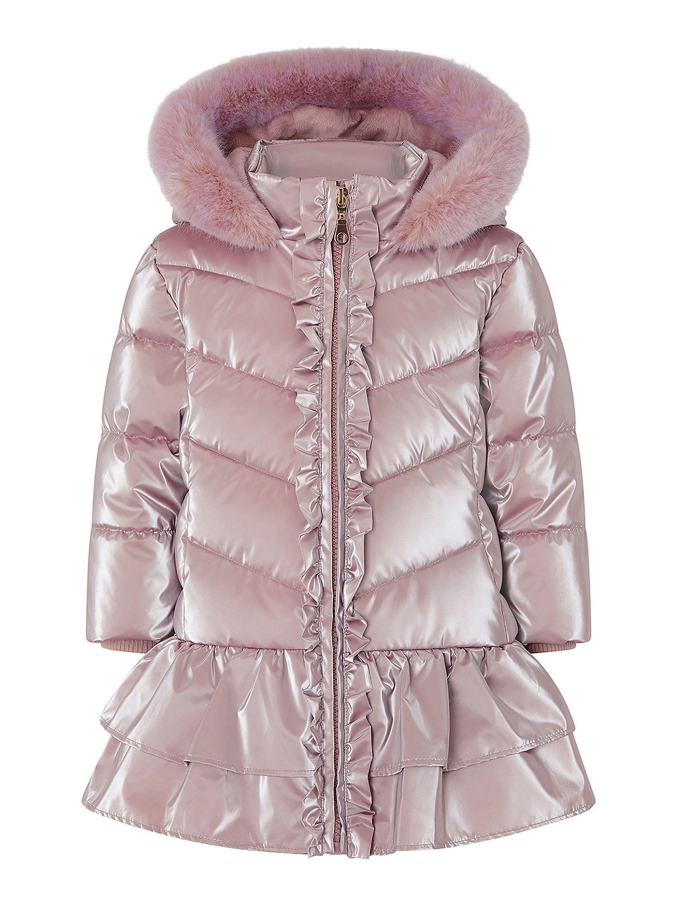 metallic baby coat