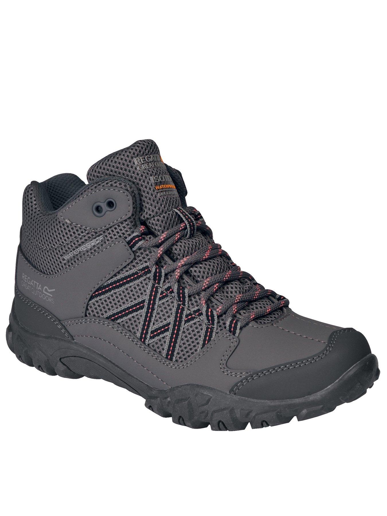 Regatta Junior Edgepoint Mid-Cut Walking Boot - Grey