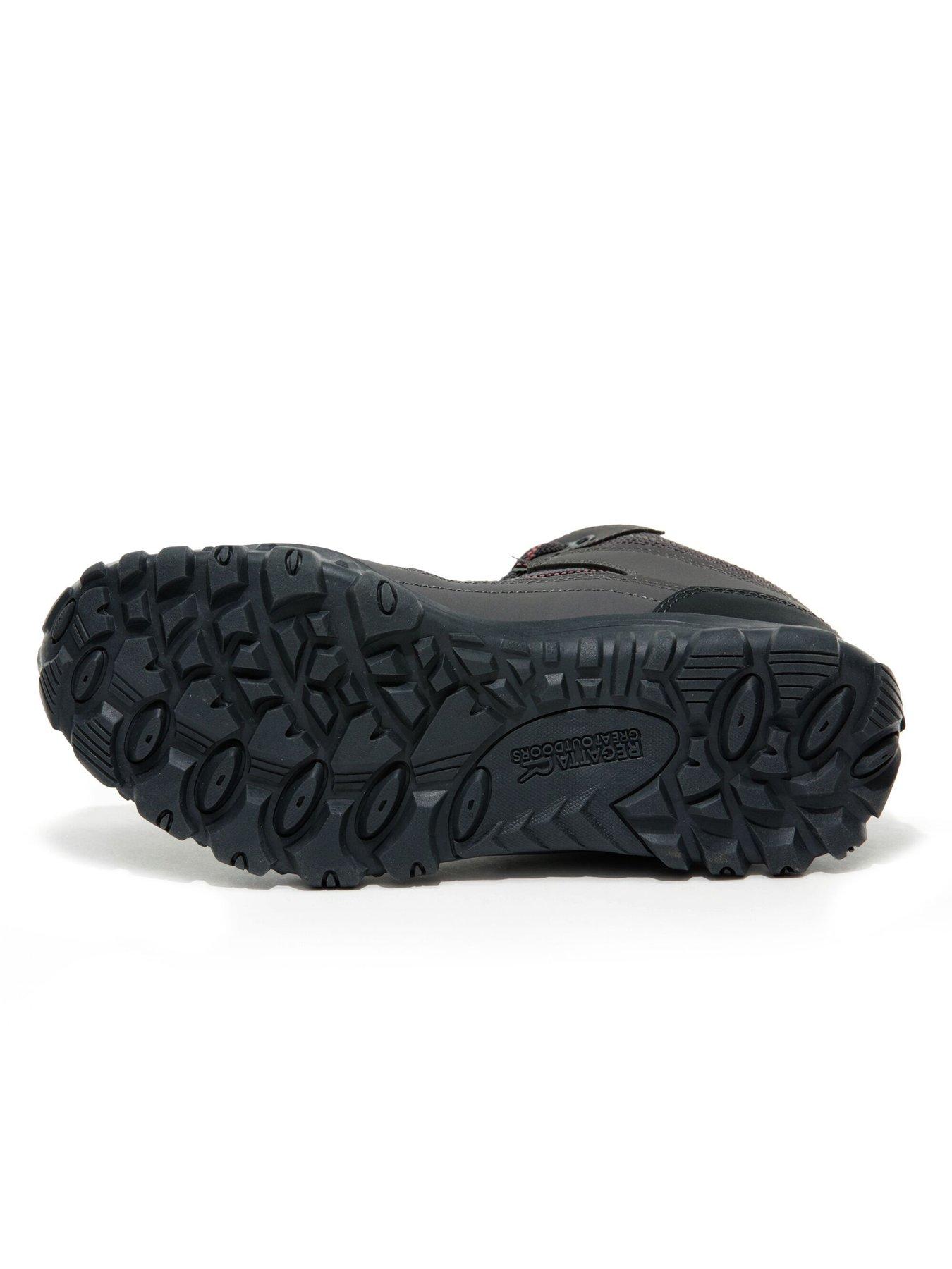  image of regatta-edgepoint-mid-junior-walking-boot-grey-coral