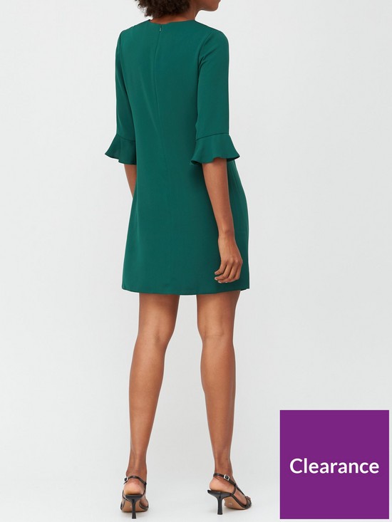 stillFront image of v-by-very-lana-tunic-dress-forest-green