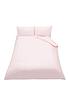  image of catherine-lansfield-soft-brushed-cotton-145gsm-single-duvet-cover-set-pink