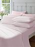  image of catherine-lansfield-soft-n-cosy-brushed-cotton-extra-deep-double-fitted-sheet-pink