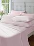  image of catherine-lansfield-soft-n-cosy-brushed-cotton-extra-deep-king-size-fitted-sheet-pink