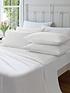 image of catherine-lansfield-soft-n-cosy-brushed-cotton-extra-deep-double-fitted-sheet-ndash-white