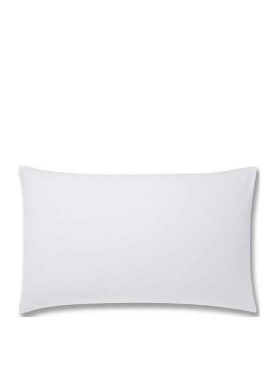 front image of catherine-lansfield-psoft-n-cosy-brushed-cotton-housewife-pillowcase-pair-whitep