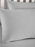  image of catherine-lansfield-soft-n-cosy-brushed-cotton-housewife-pillowcase-pair-grey