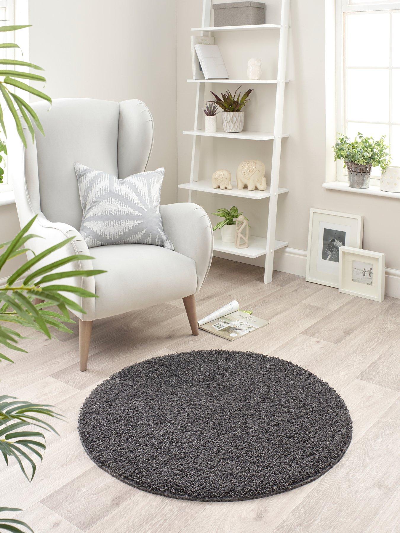 The Very Collection Washable Shaggy Circle Rug