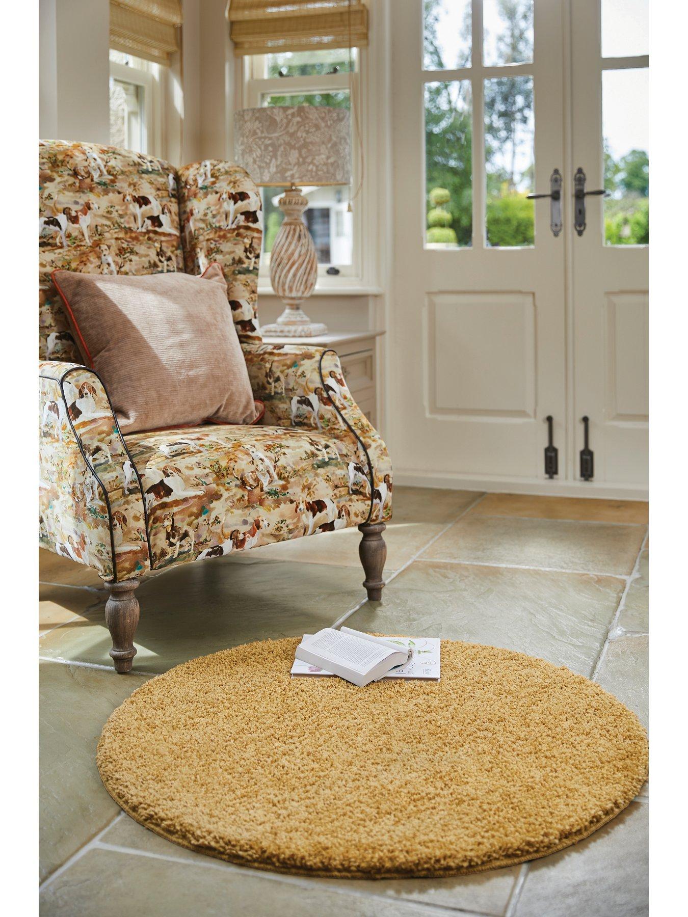 The Very Collection Washable Shaggy Circle Rug
