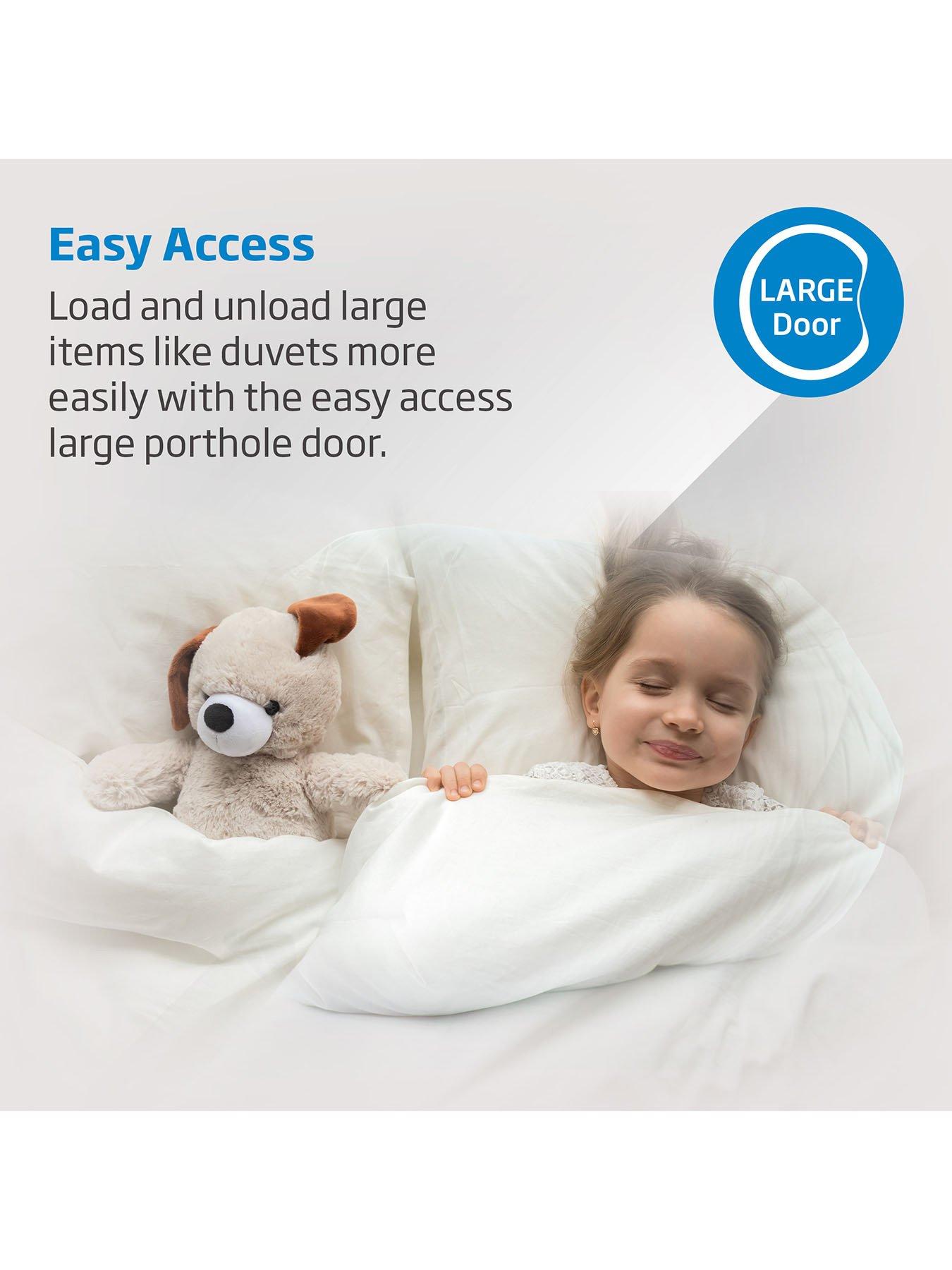  image of beko-dtlce80051w-8kg-load-fullsize-condenser-sensor-tumble-dryer-white